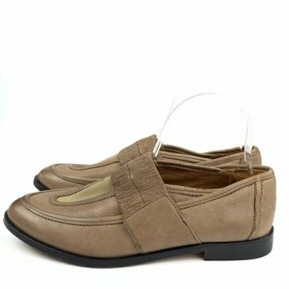 Silent Damir Doma flats Art sz 39 9 brown leather - Picture 2 of 8